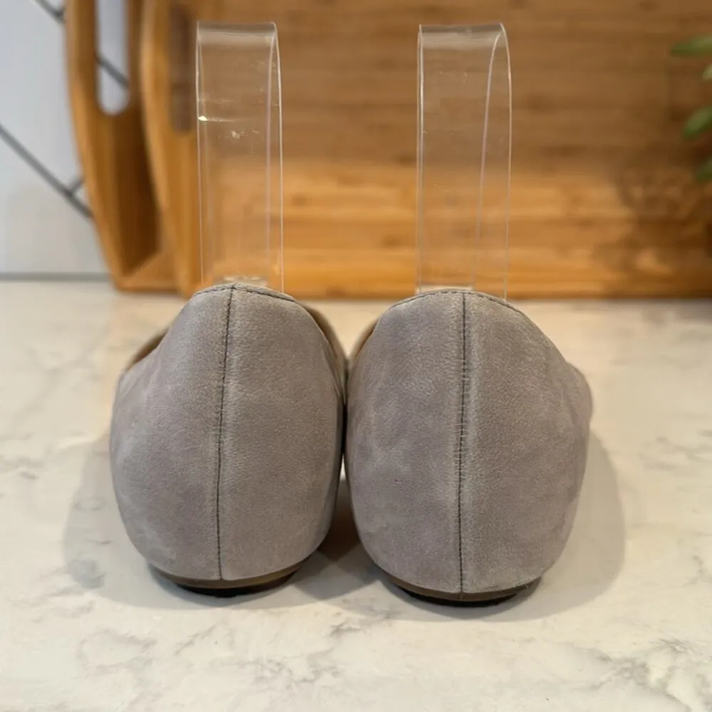 Naturalizer  Lucie D'Orsay Flat Turtle Dove Nubuck suede sandals size 7.5 - Image 4