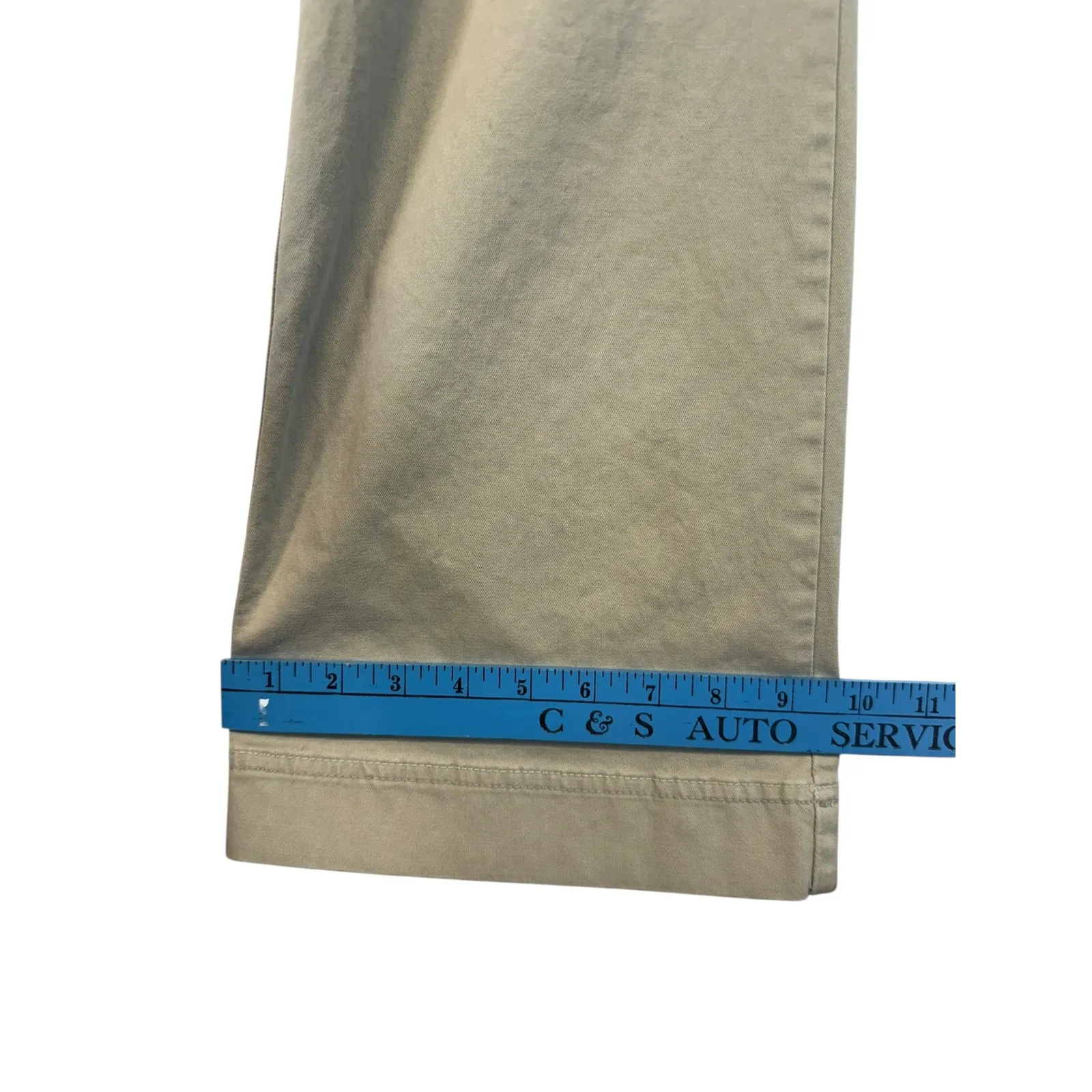 American Eagle Outfitters Women Khaki Bootcut Flare Pants Y2K 90s Retro Sz 10 - Image 12