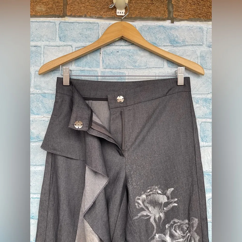Save the Queen Overlap Pants size small Gray - Image 11