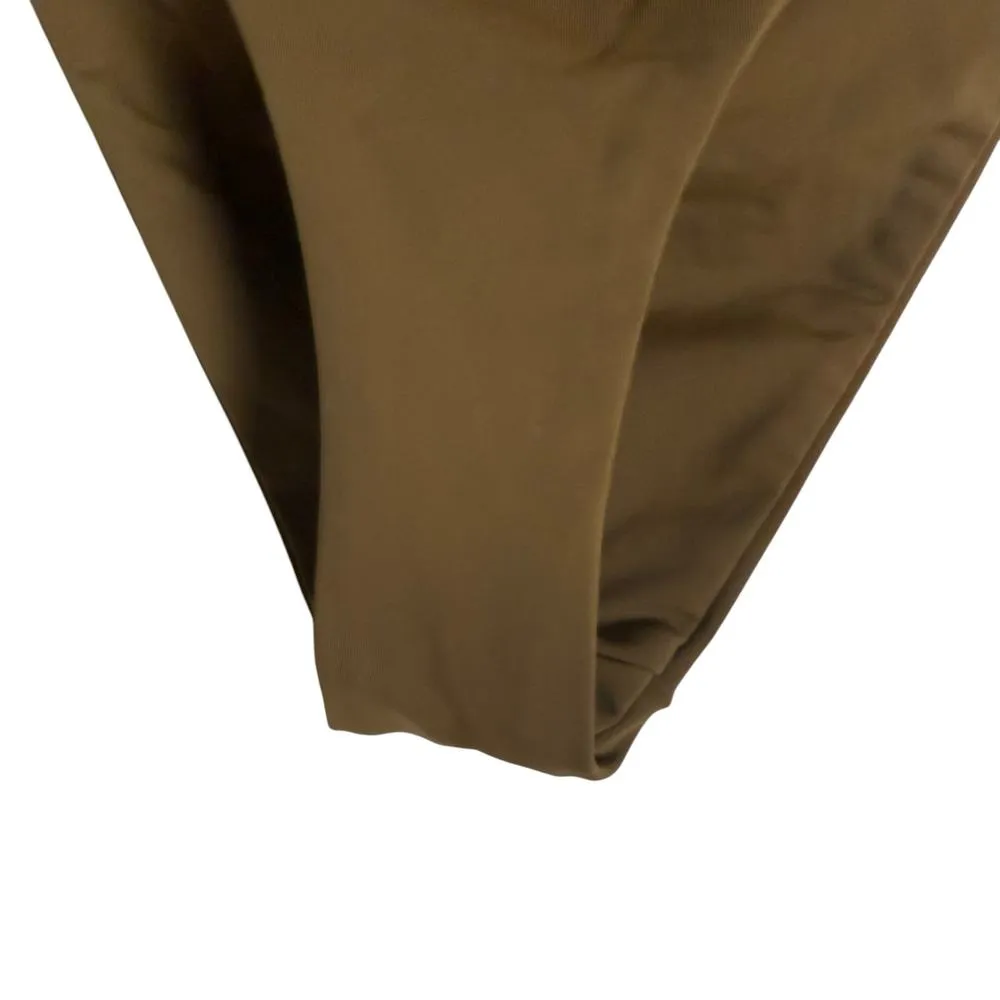 Mara Hoffman Kay Cheeky Brown Low Rise UPF 50 Bikini Swimsuit Bottoms Size XL - Image 4