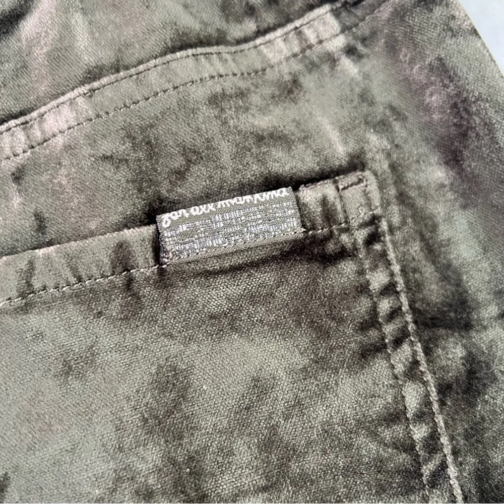 NWT 7 For All Mankind Green Fatigue High Waist Velvet Ankle Skinny Pants Size 26 - Image 13