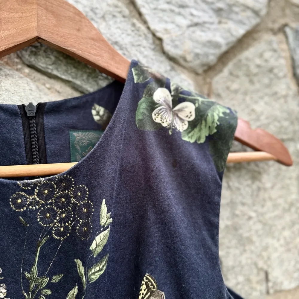 Lena Hoschek Garden Society Dress in Dawn Print Blue Size XS - Image 6