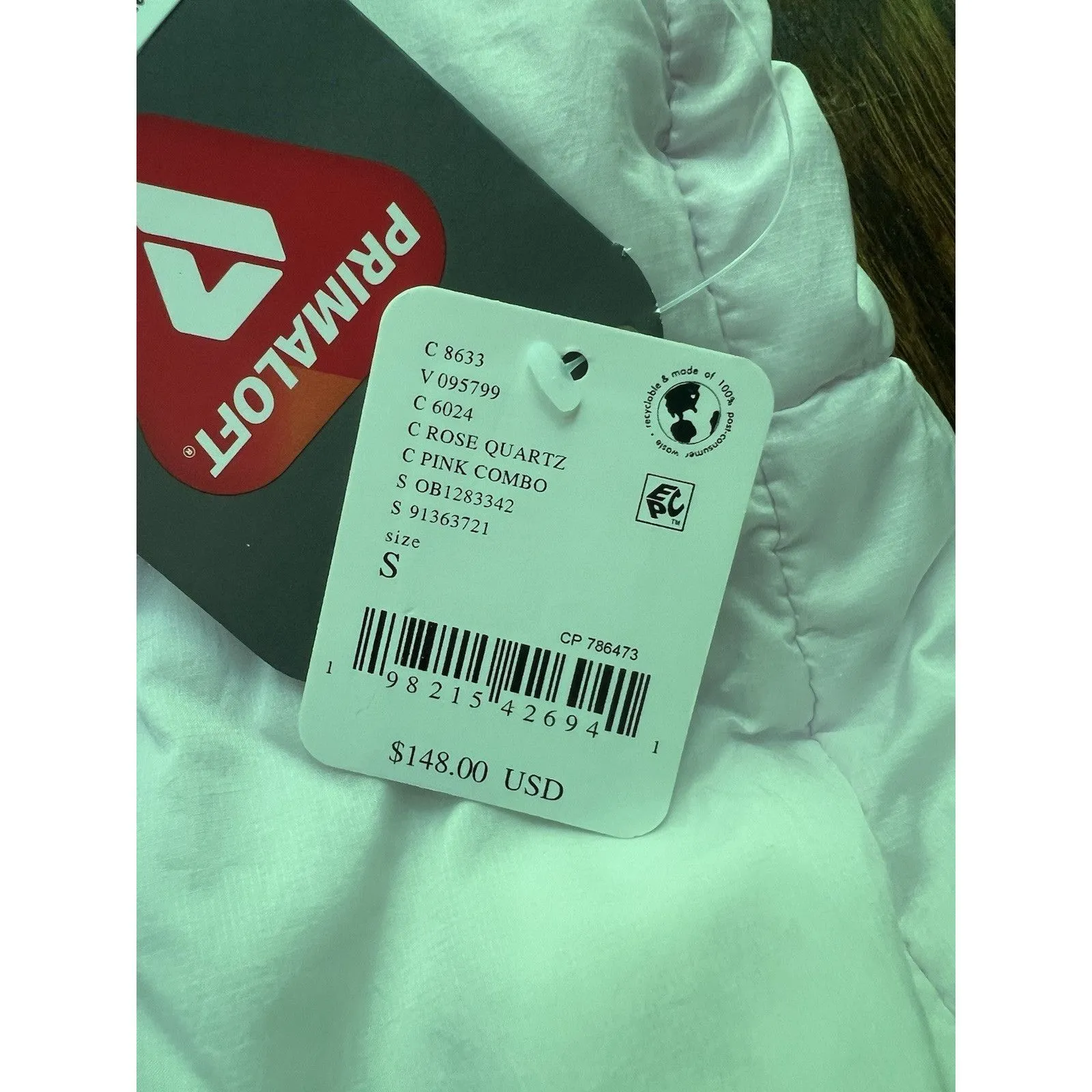 FP Movement In A Bubble Puffer Oversized Vest Rose Quartz Pink Womens Small - Image 4