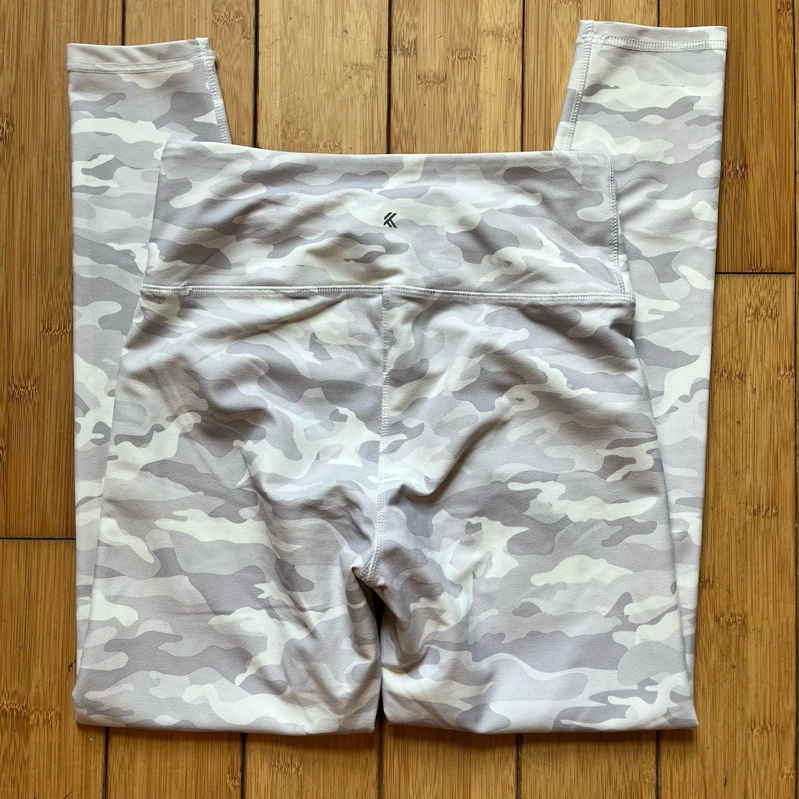 Kyodan athletic pants performance Gray Camo elastic mid rise Size Small - Image 6