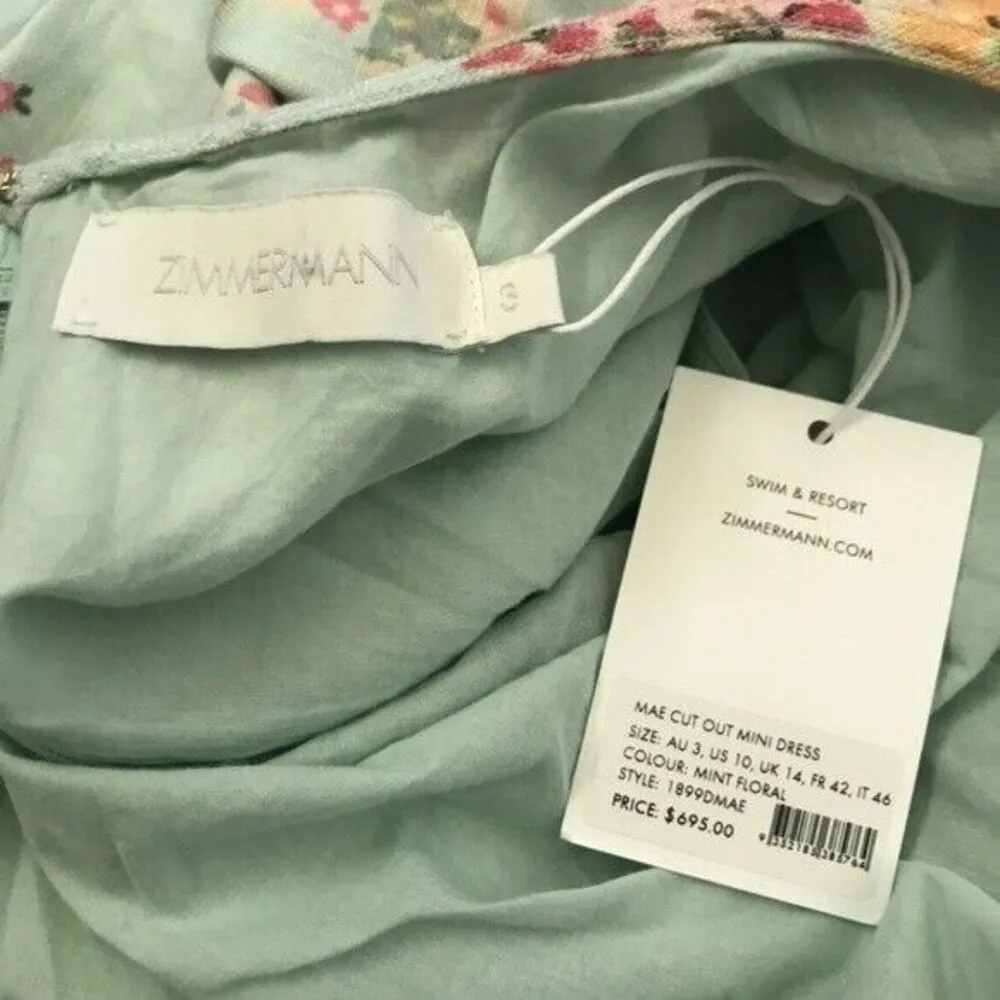 NWT  Zimmermann Mae Cut-out Dress Size 3 - Image 5