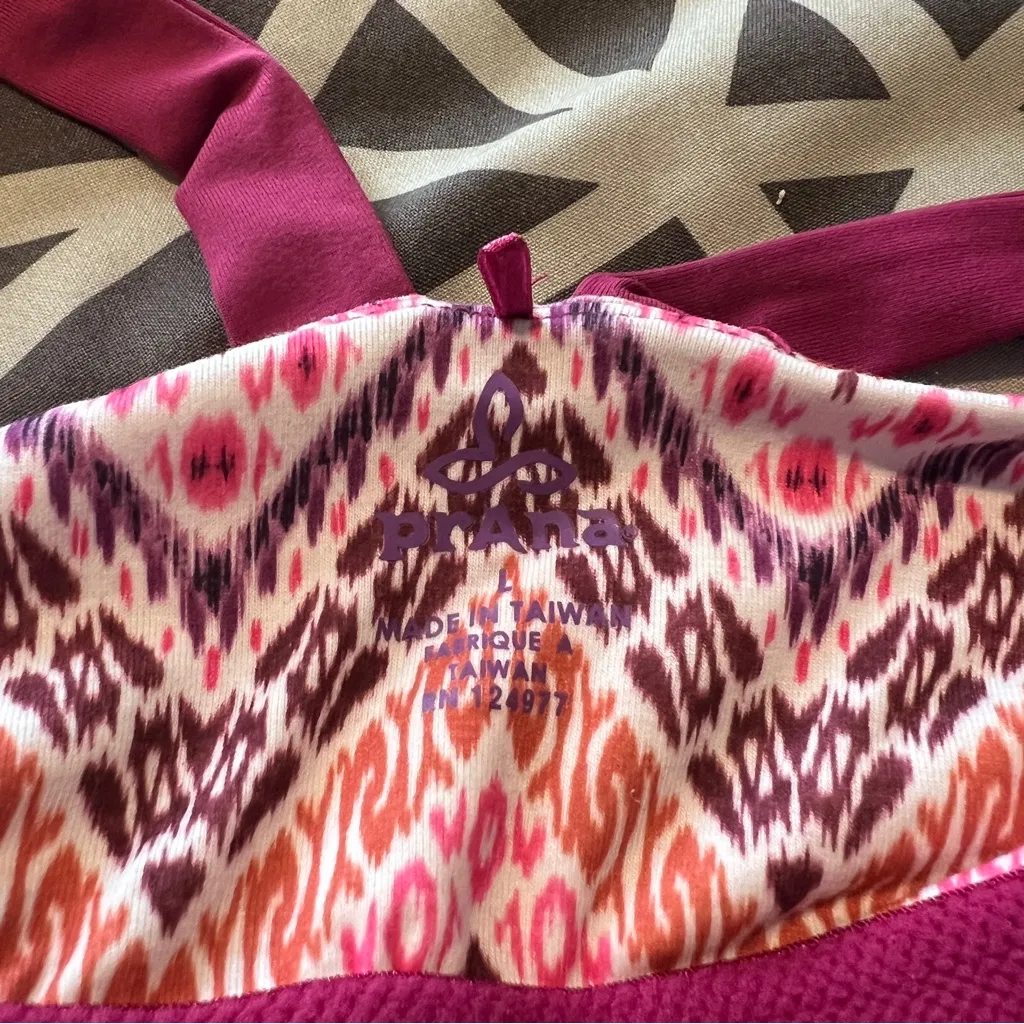 Prana Breathe Soft Stretch Empire Waist Chevron‎ Sweetheart Midi Dress Size S - Image 10