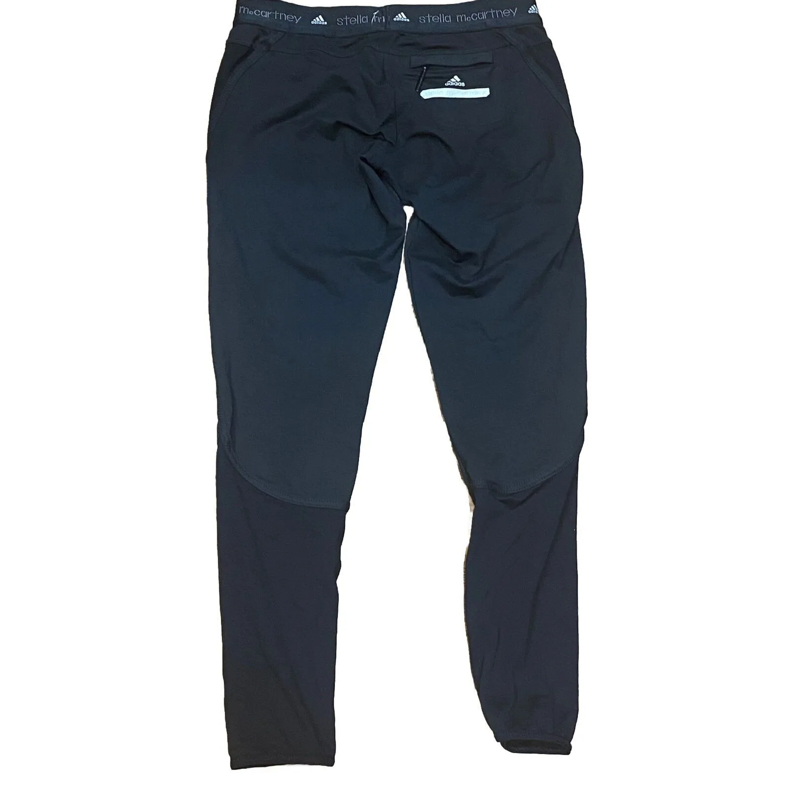 Adidas by Stella McCartney Black Mesh Workout Running Leggings Women's XS - Image 2