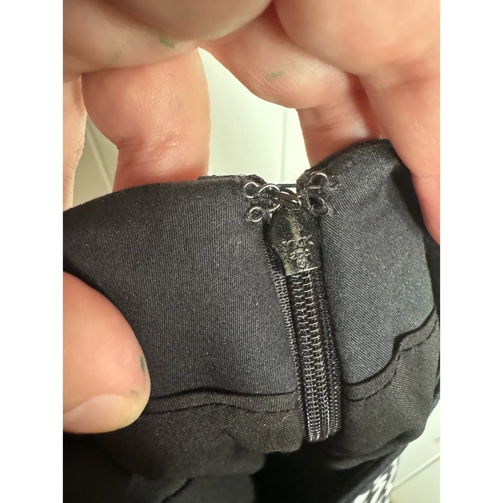 White House‎ Black Market Womens Skirt Sz 12 Black White Geometric Pencil Lined - Image 6