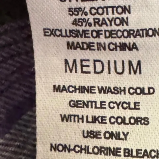 DKNY sz M Womens Purple Soft Cotton Relax Flannel Drawstring Pajamas Cozy Comfy - Image 7