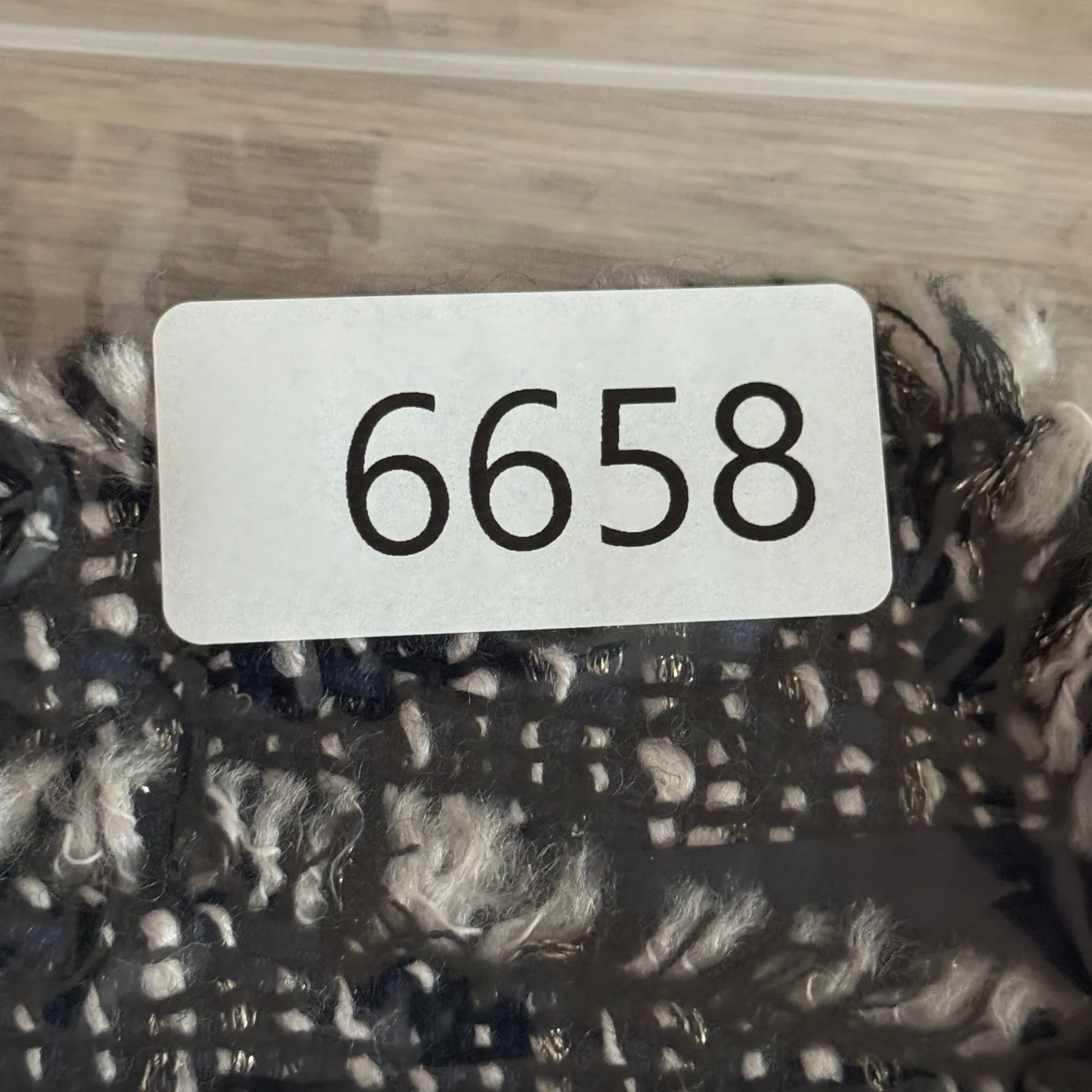 J. Crew Skirt Women Tweed Pencil Frayed Hem Career Wear Black White Blue Size 00 - Image 10