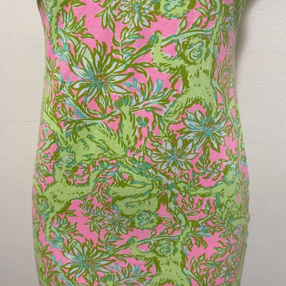 Lilly Pulitzer Harper Shift dress pelican pink pop up chimply women size XS - Image 3