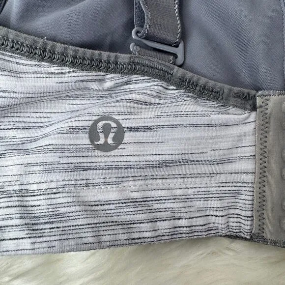 Lululemon Ta Ta‎ Tamer III Space Dye Camo White Silver Spoon Bra Size 36D - Image 6