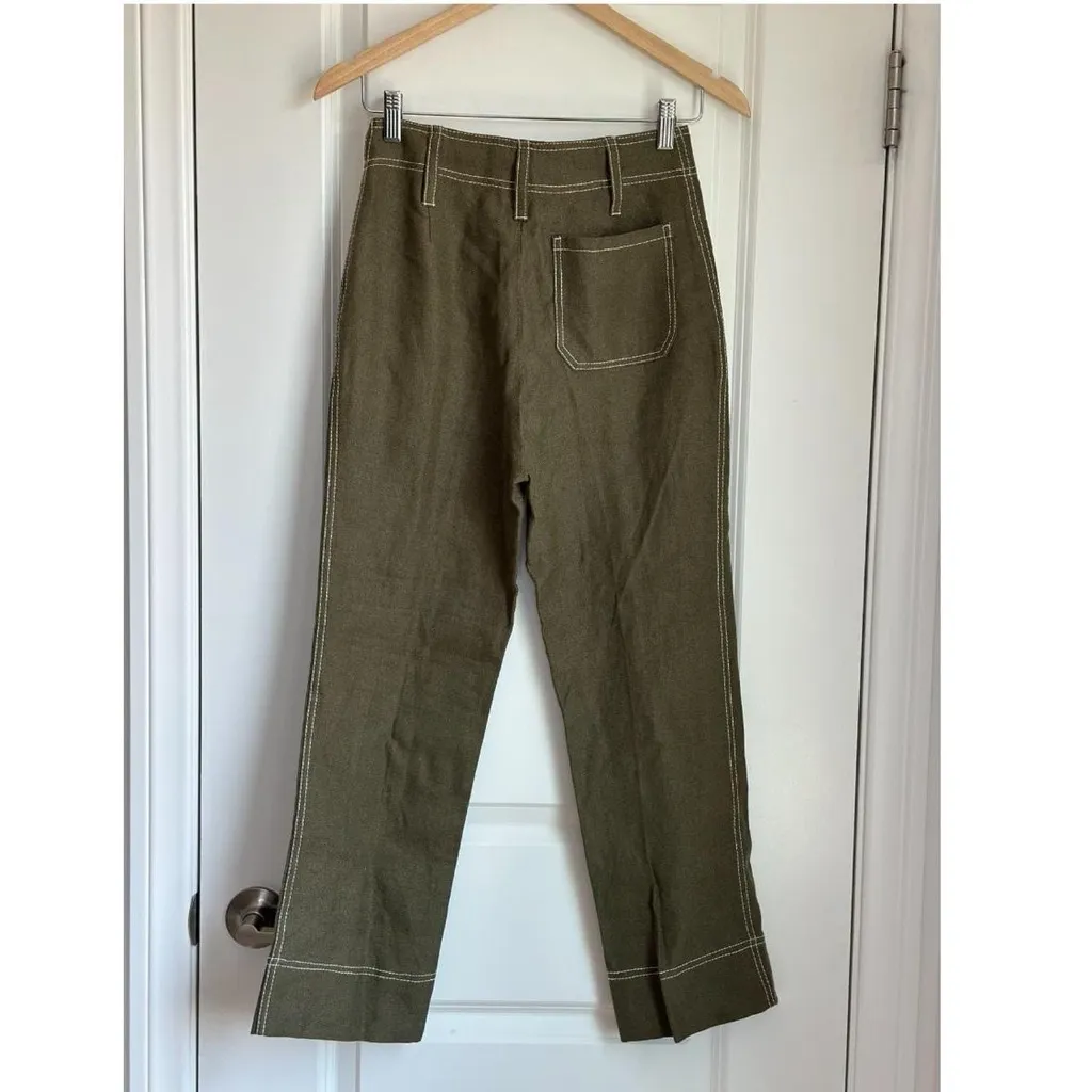 J.Crew Point Sur Surplus Pant in Linen, Size 2 - Image 8
