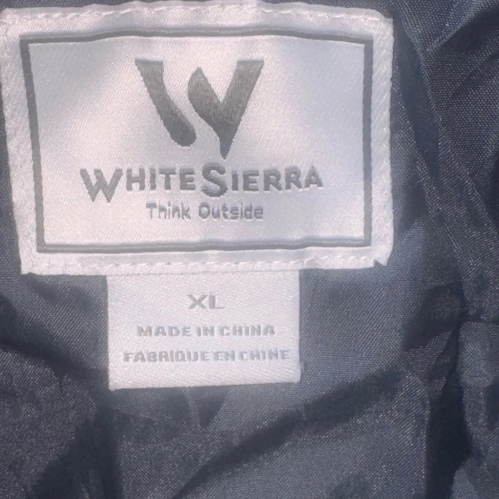Vintage White Sierra Snow Bib Overalls Ski Snowboard Women's XL Black - Image 4