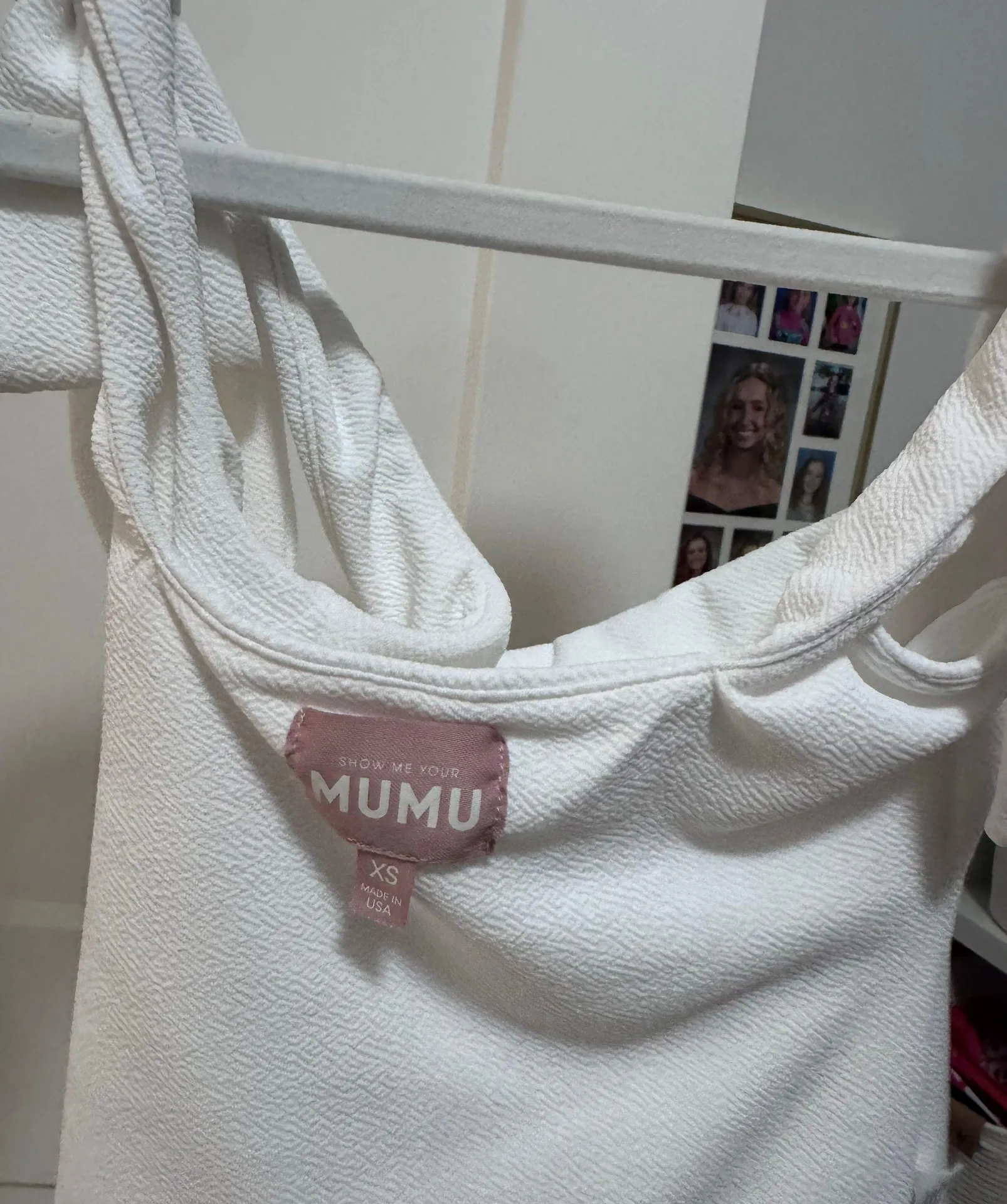 White Tie shoulder Bodysuit - Image 3