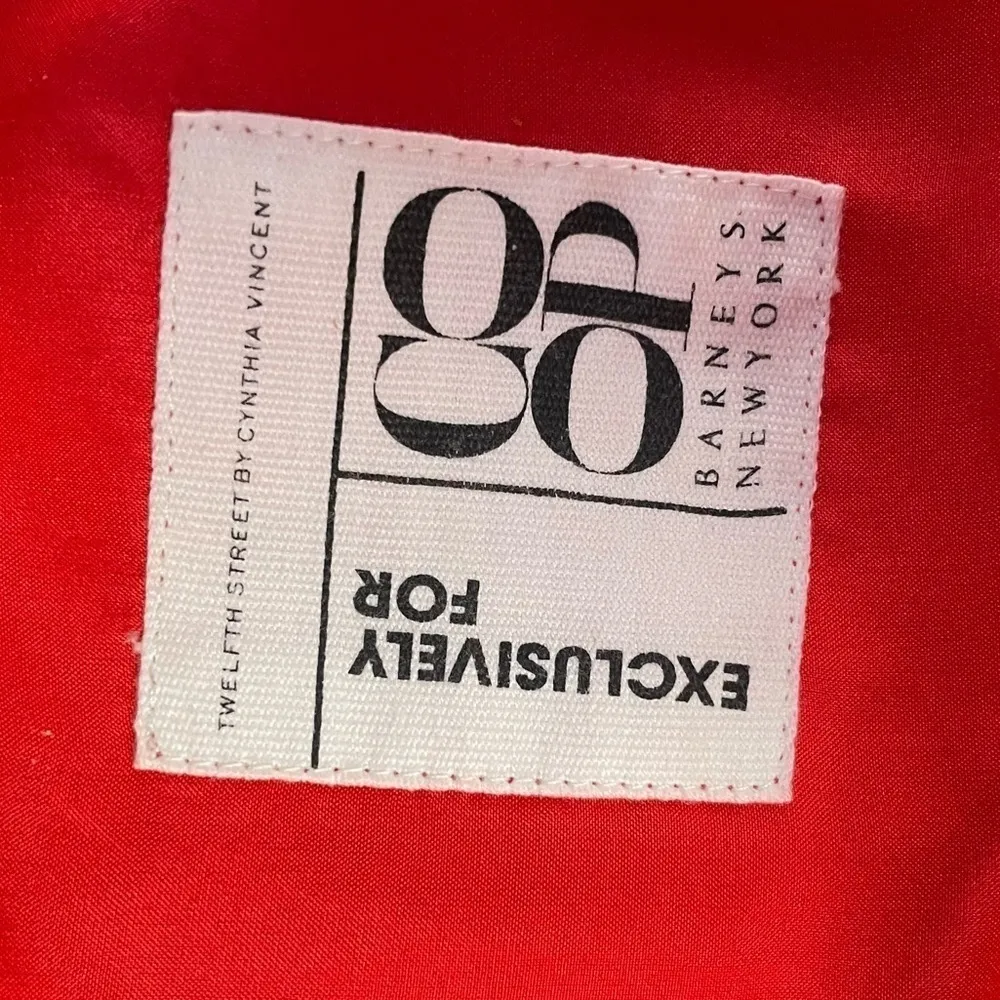 Twelfth‎ Street Cynthia Vincent Silk One Should Mini Dress in Red Size Large - Image 3