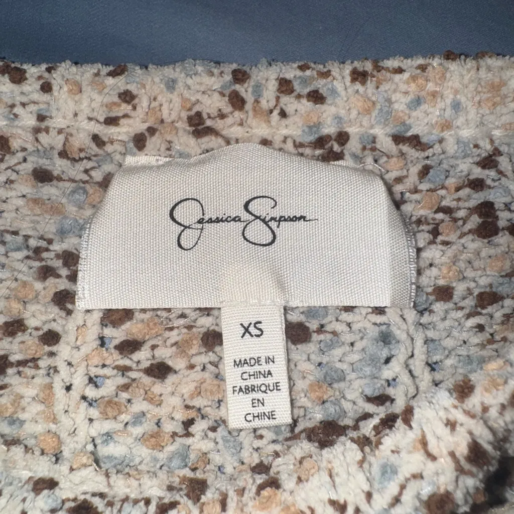Jessica Simpson Speckled Cream Sweater - Image 4