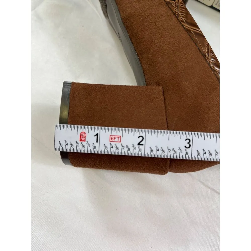 Karen Scott Womens Brown loafer Heels Size 7M SKU 7303 - Image 14