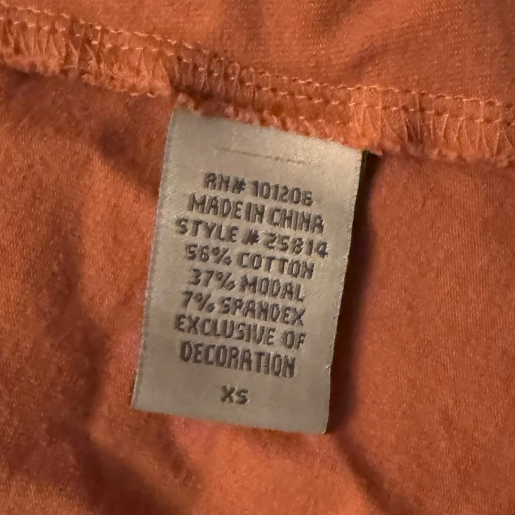 Soft Surroundings Coral and Black Maxi Dress - Image 3