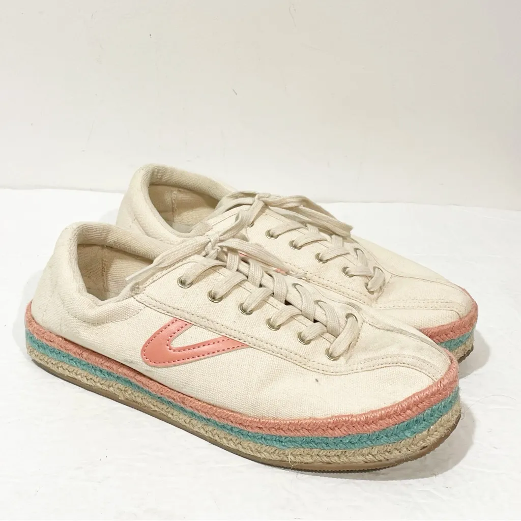 Tretorn Size‎ 9.5 Nylite Plus Espadrille Platform Lace Up Sneaker - Image 3