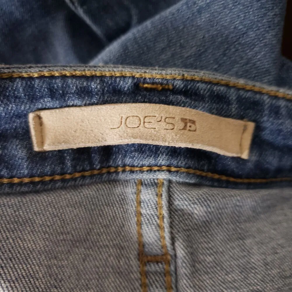 Joe's Distressed Denim Cut-Off High Rise Skinny Ankle Jeans Women's Size 28 - Image 11