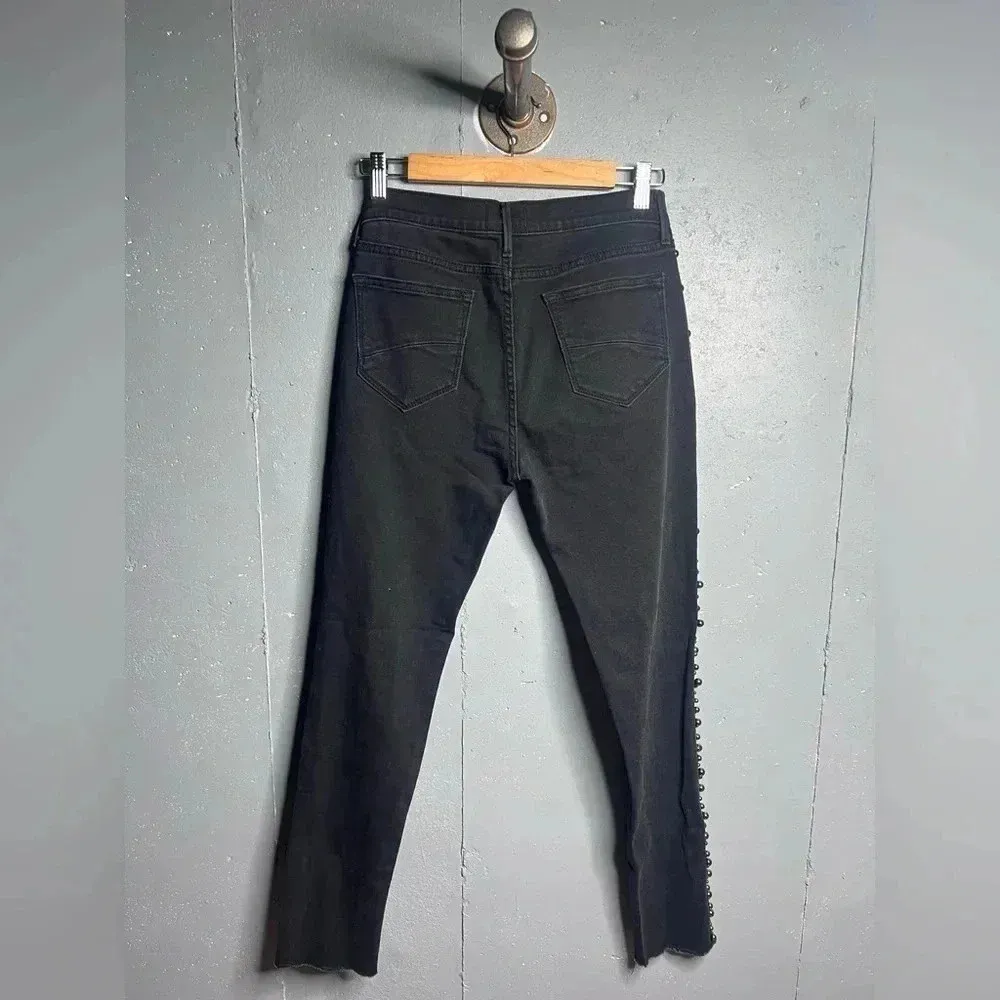 Driftwood Jackie Faux Pearl-Embellished
Ankl Jeans - Image 2