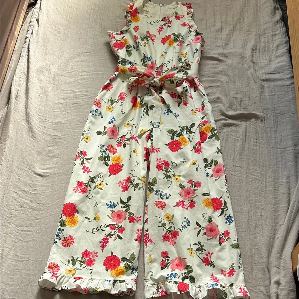 Gal Meets Glam Multicolor Floral Jumpsuit - Image 3