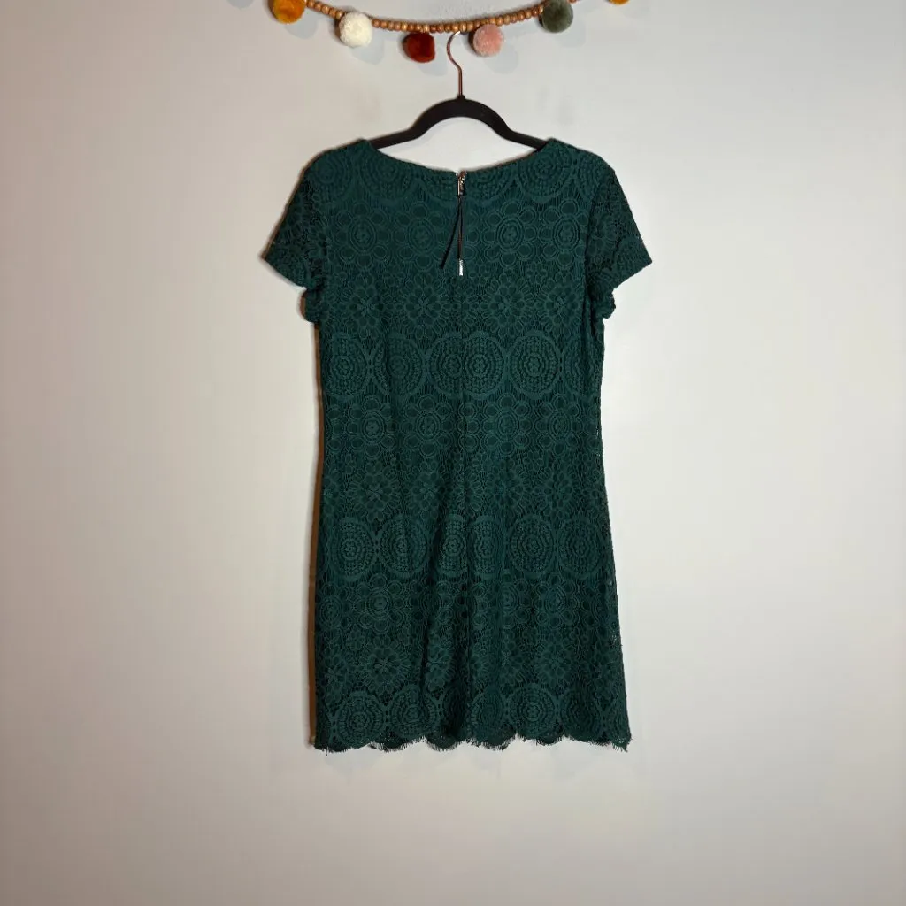Laundry by Shelli Segal green lacy shift dress - Image 5