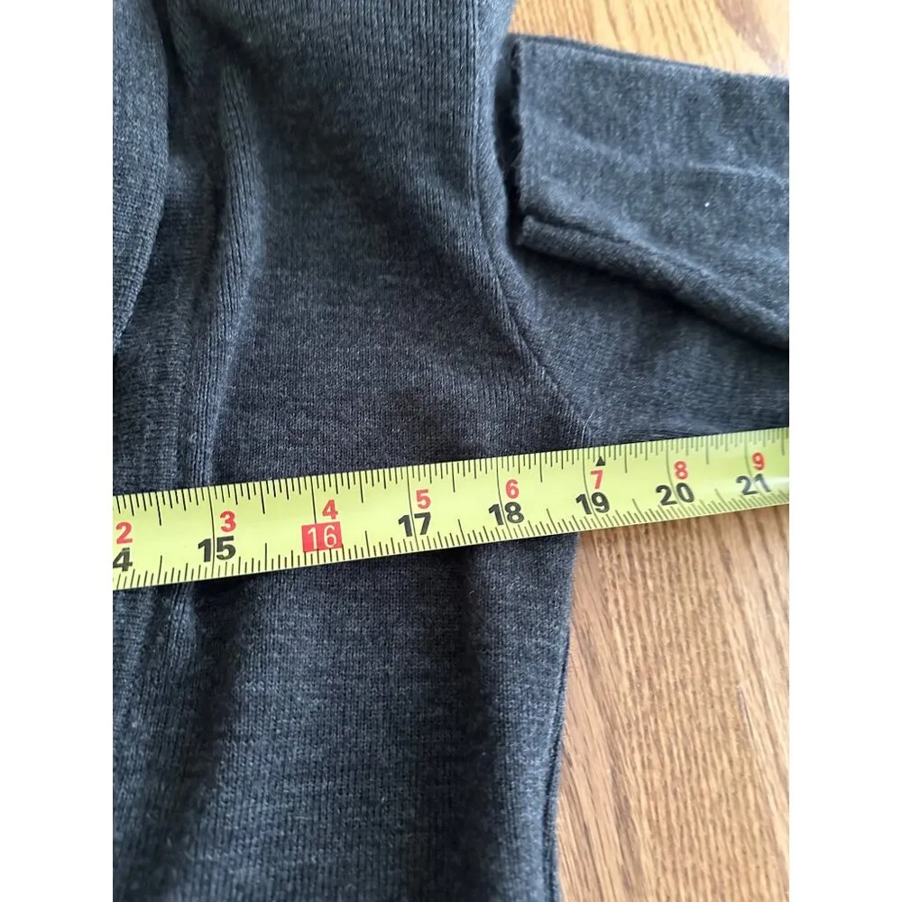 Vintage Donna Toran Wool Blend Gray 2pc Skirt Set Long Sleeve Size M Size M - Image 6