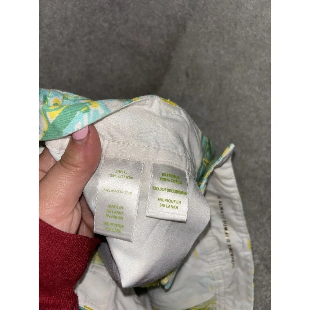 Lilly Pulitzer The Callahan Short Dandelion Yellow‎ Beach Gypsies Sz 00 EUC - Image 4