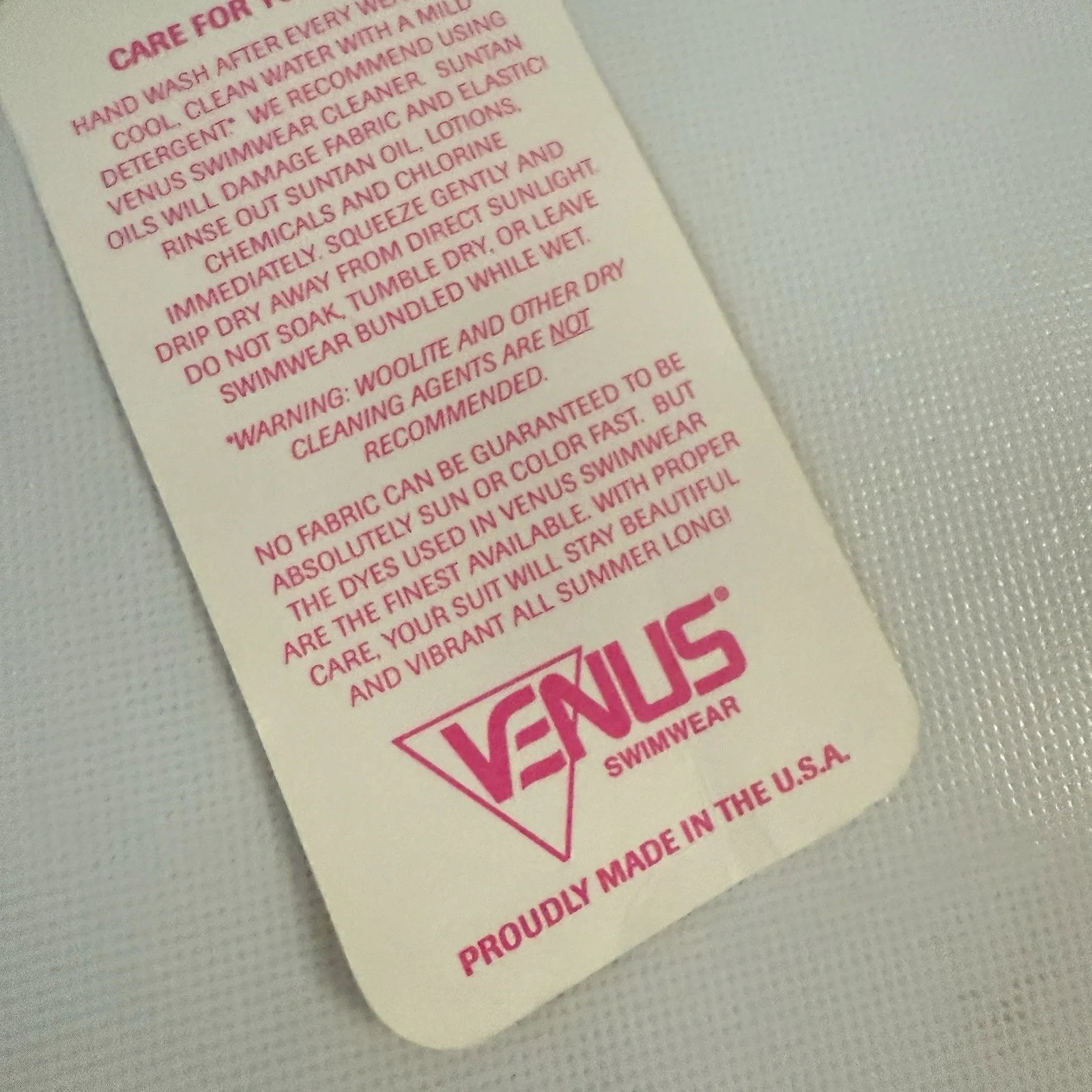 NWT Vintage Venus Flower Leaves Tropical USA Padded Bikini Top 80’s 90’s Sz DD - Image 6