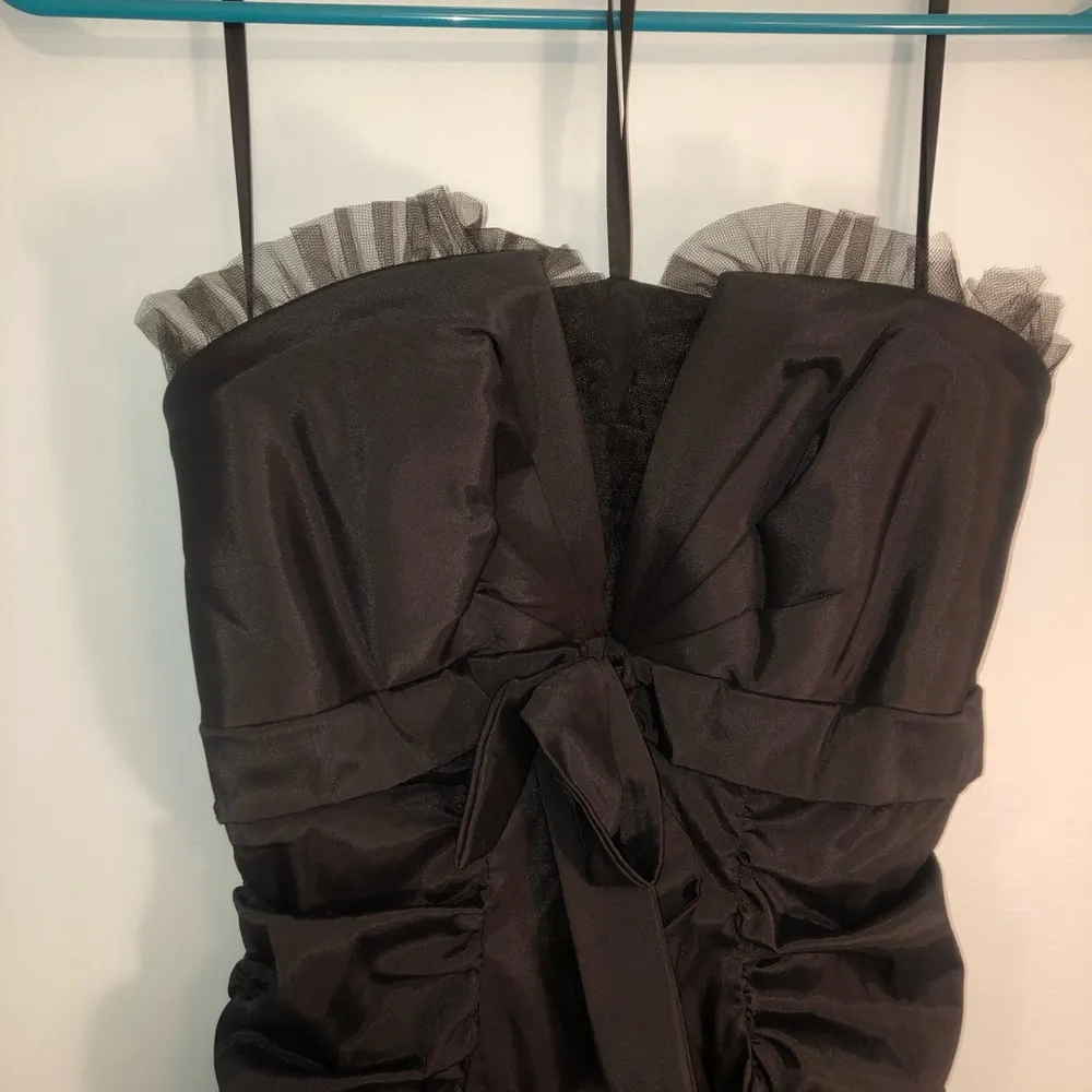 David’s bridal black party bridesmaid dress size 6! - Image 3