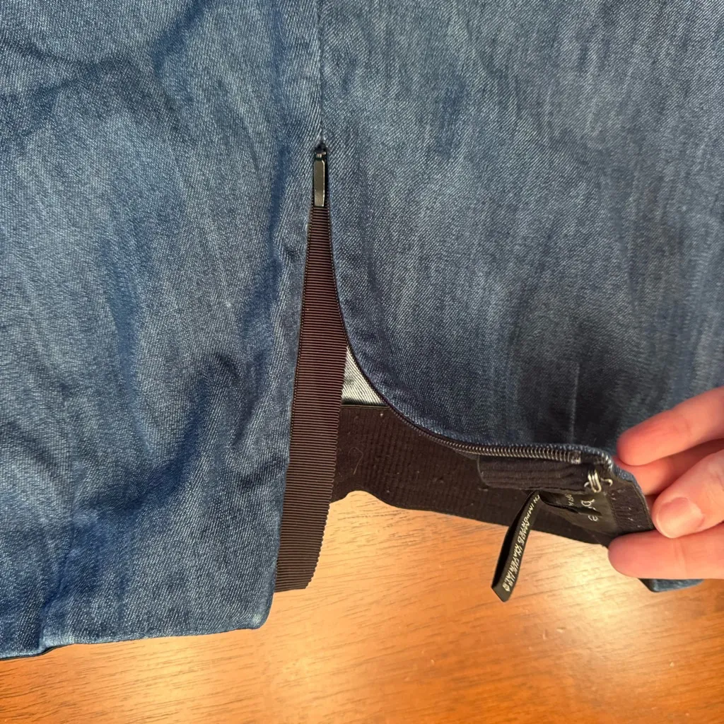 Rag & Bone Simone‎ Denim Pants Ankle Crop High Rise Stretch Size 2 - Image 9