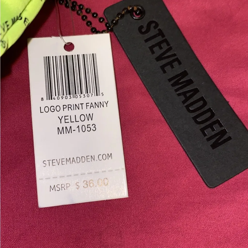 Steve Madden Neon Yellow Fanny Pack - Image 6