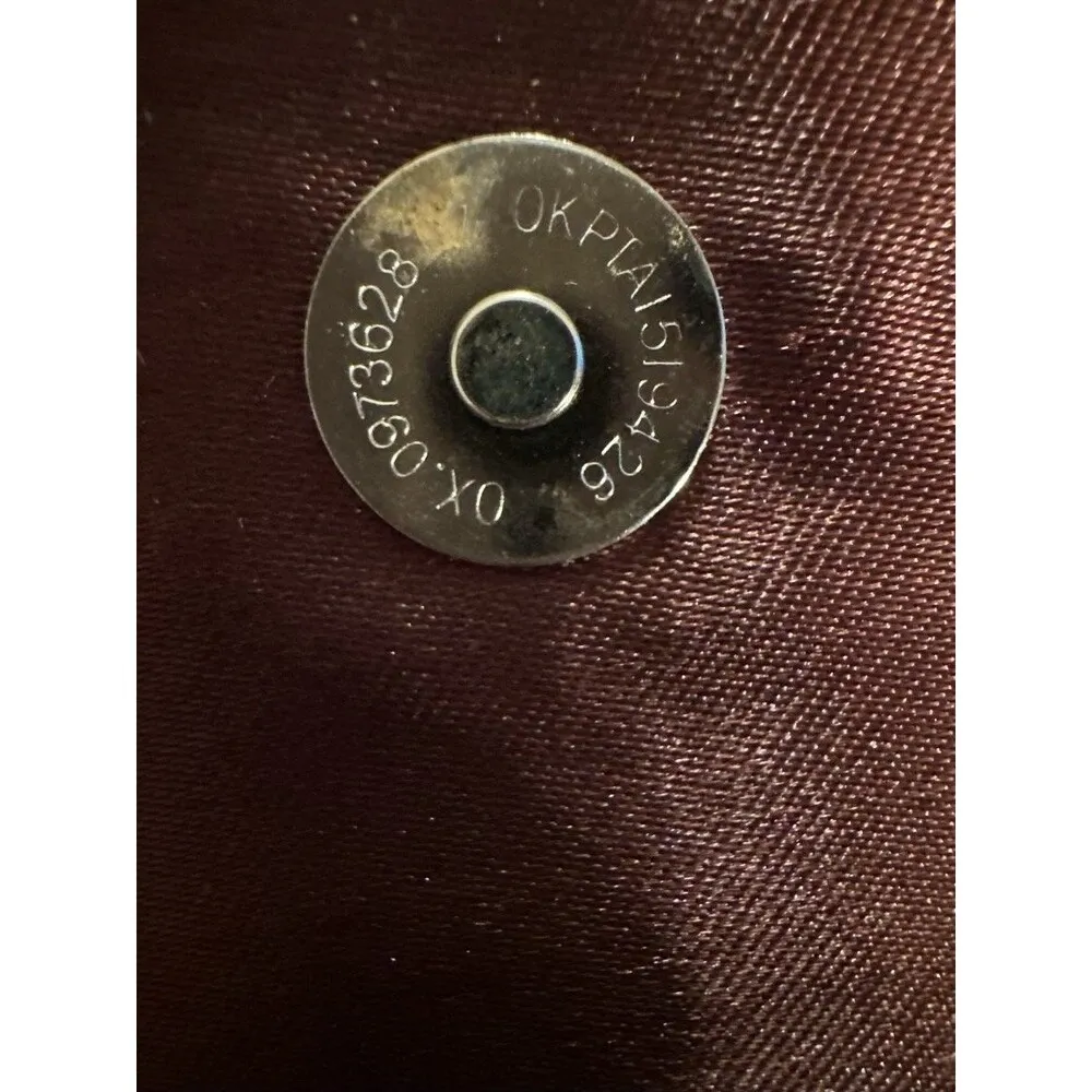 Beautiful Black Jeweled Beaded Crossbody Handbag Floral Fabric Pattern - Image 4