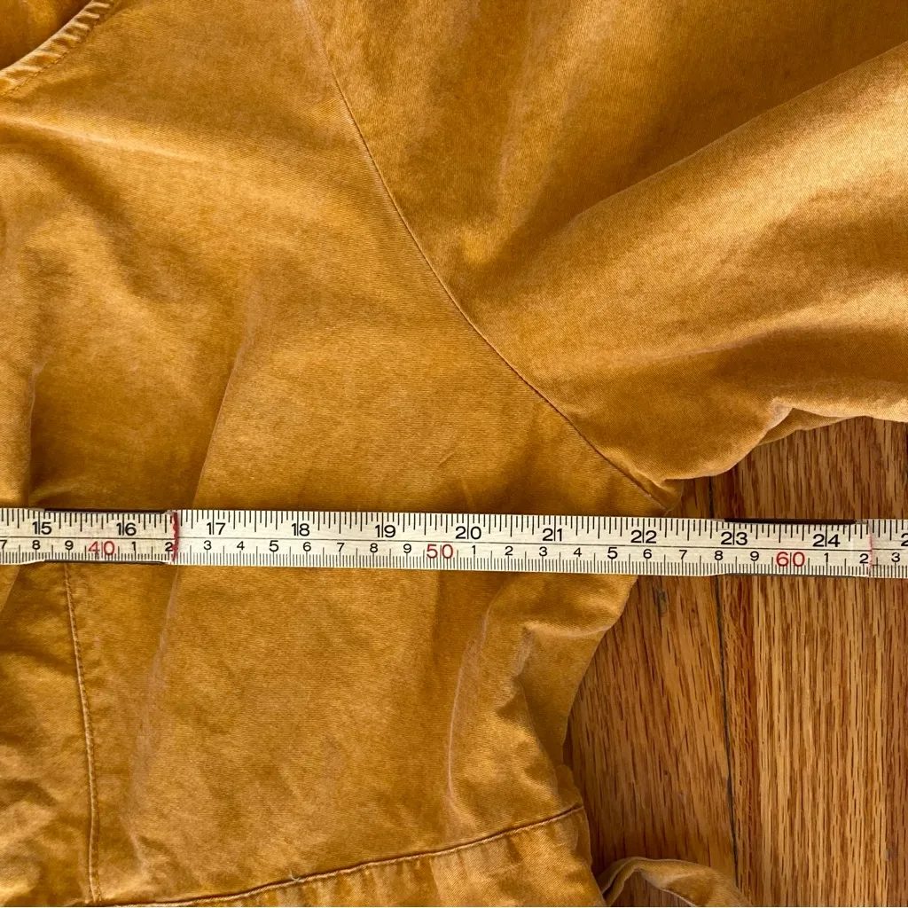 Ava & Viv Plus Size Balloon 3/4 Sleeve A-Line Dress - Mustard Size 1X - Image 11