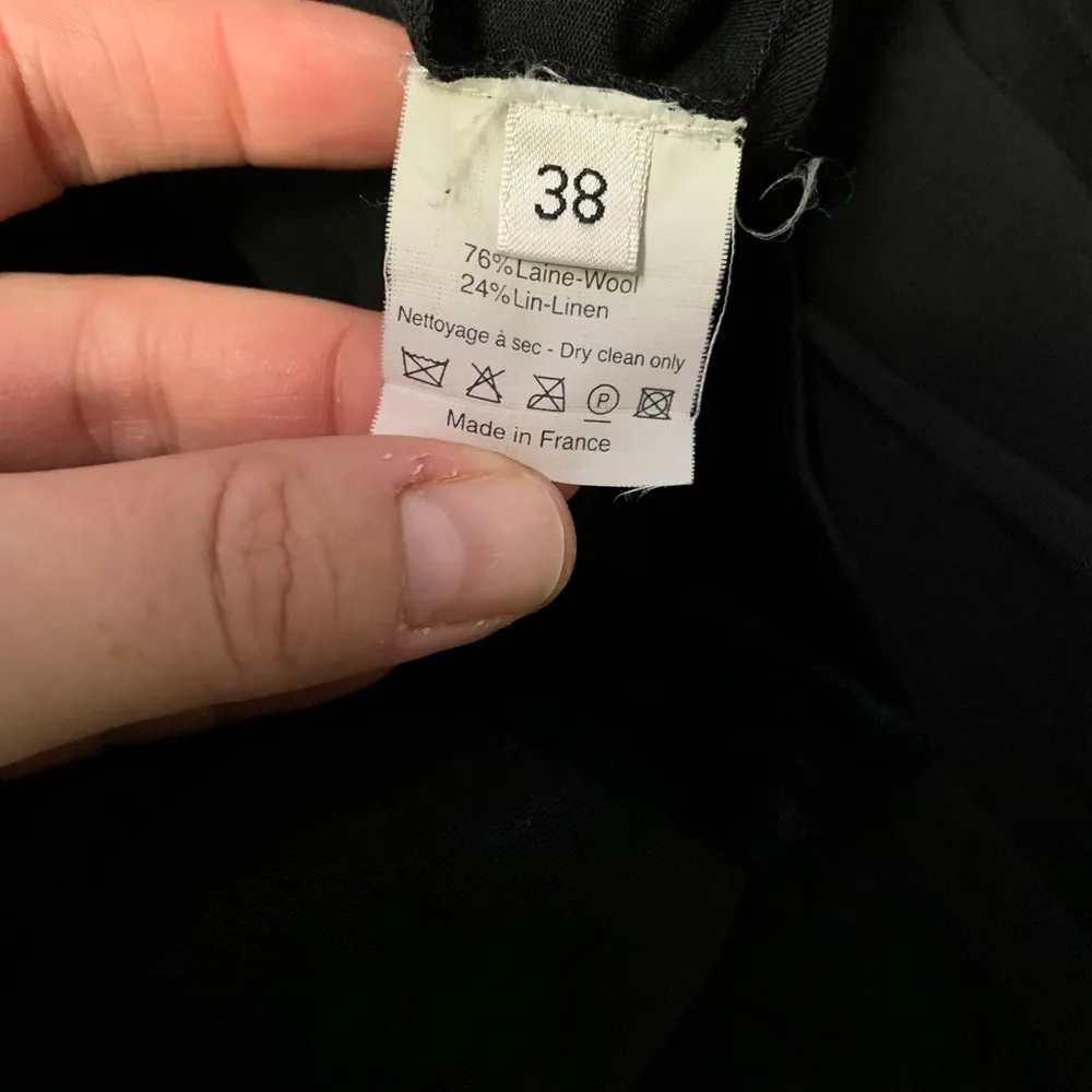 Lanvin Pleated Black Skirt size 38 (US 6) - Image 3