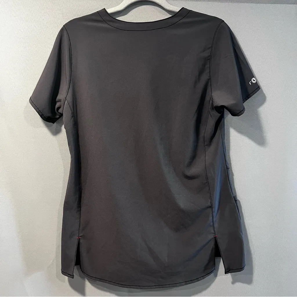 Women's Carhartt Force V-Neck Scrub Top - Image 2