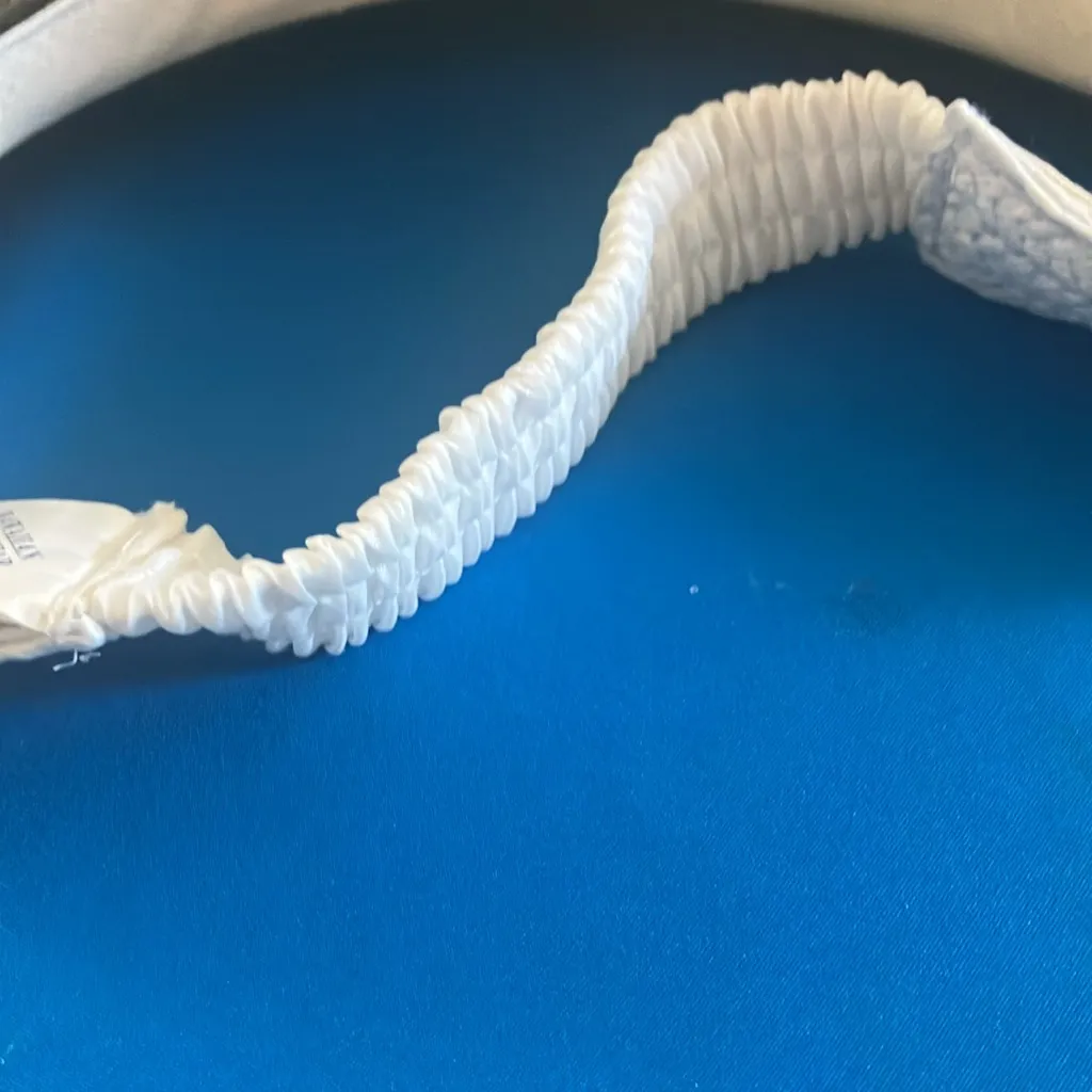 Maui White Visor with Rainbow Stripes - Image 3