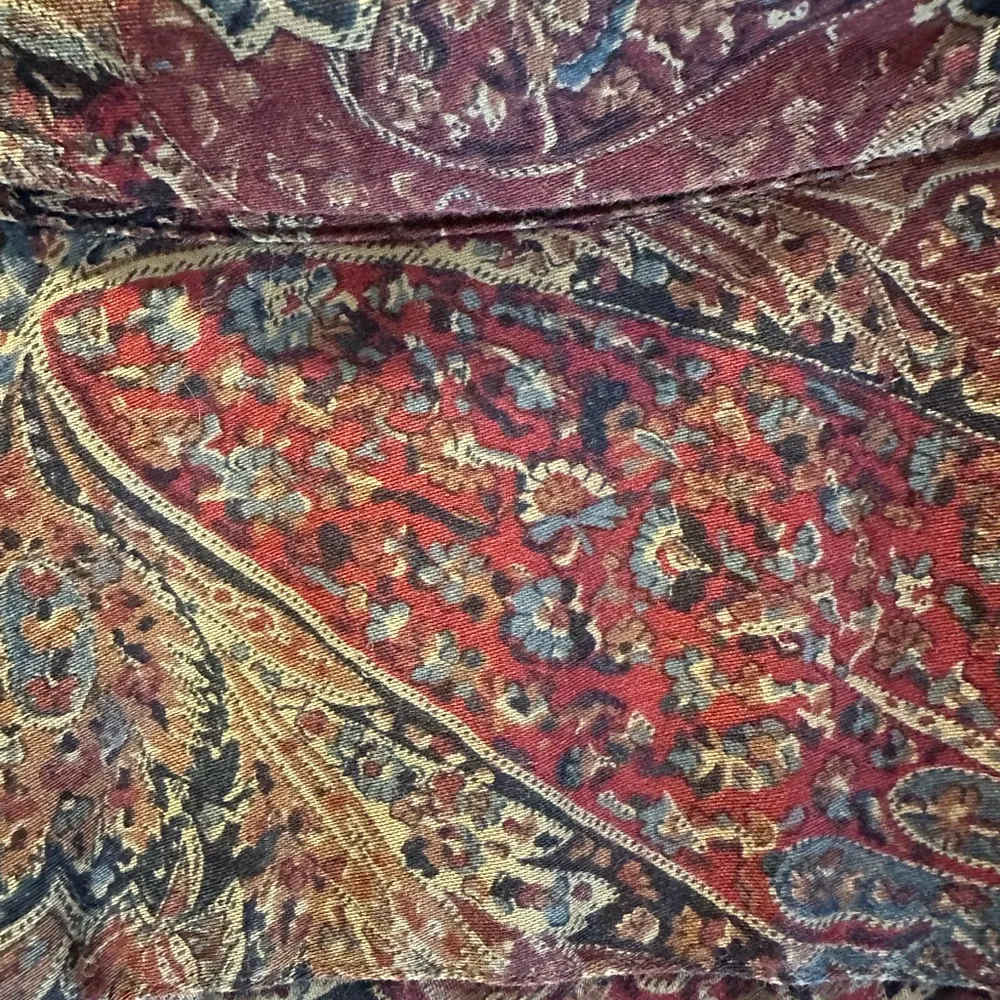 Chaps by Ralph Lauren Plus Size 1X Black Paisley Casual Button Down Shirt Blouse - Image 6