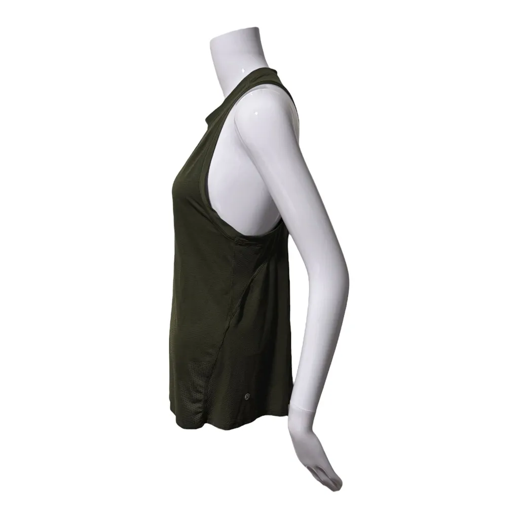 lululemon athletica Conduit Singlet Size 4 Brave Olive - Image 5