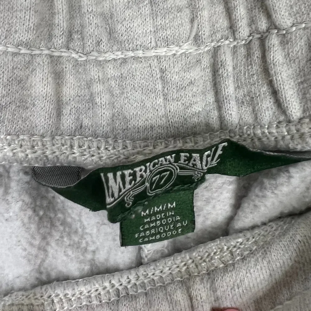 American Eagle  Cotton Blend Casual Pull On Gray Jogger Sweatpants Sz Medium - Image 6