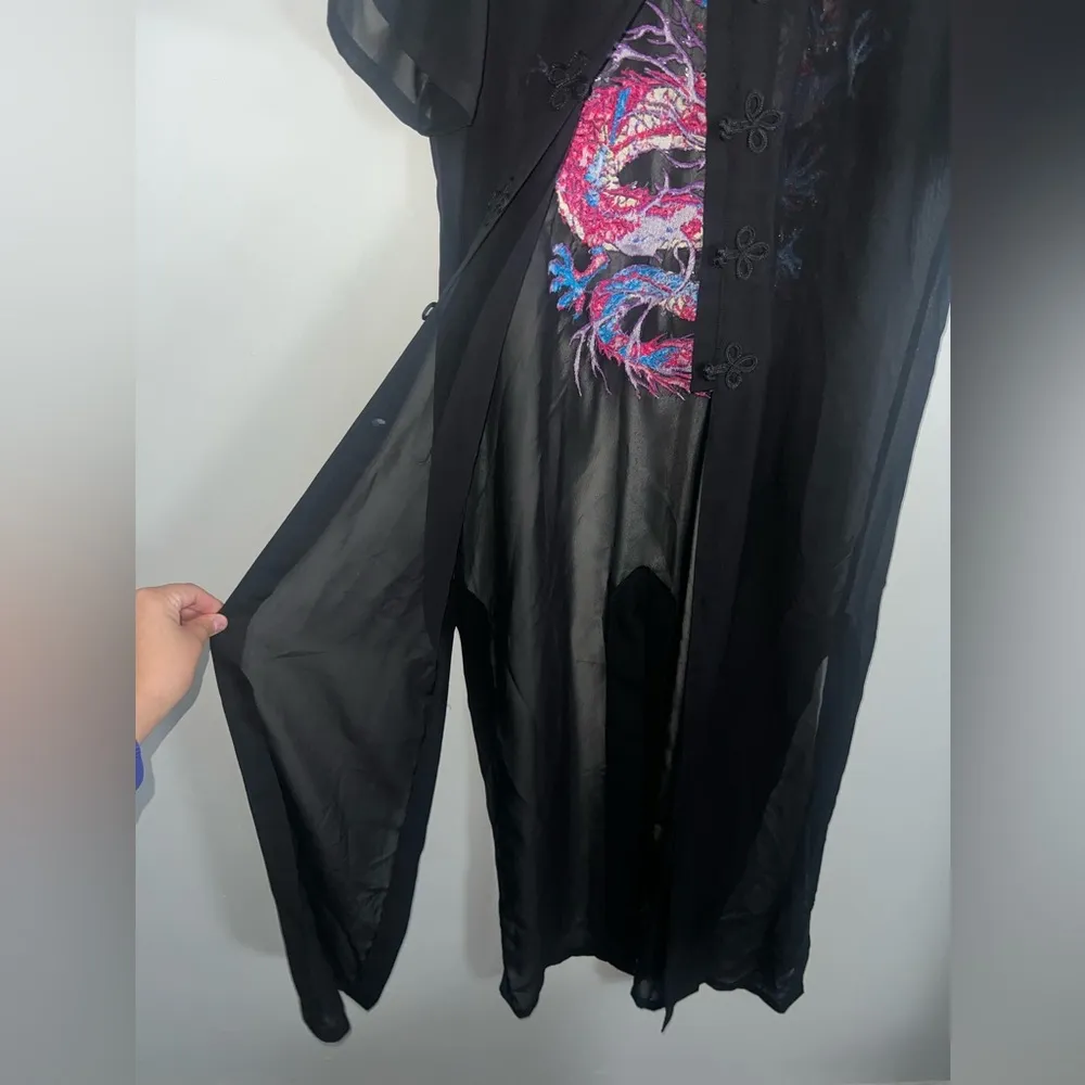 Current Mood - SMALL see through dress with slits - Image 5