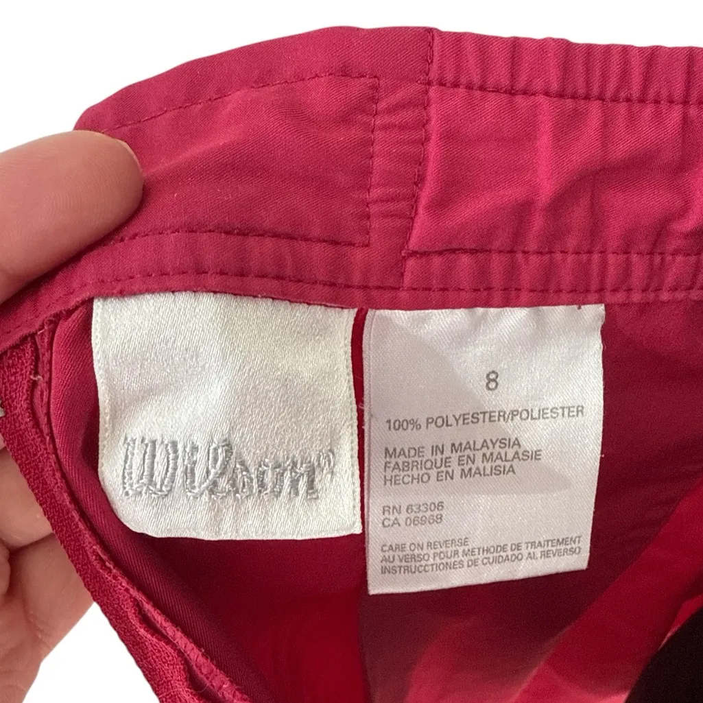 Wilson Women’s Pink Pleated Tennis Skirt - Image 7