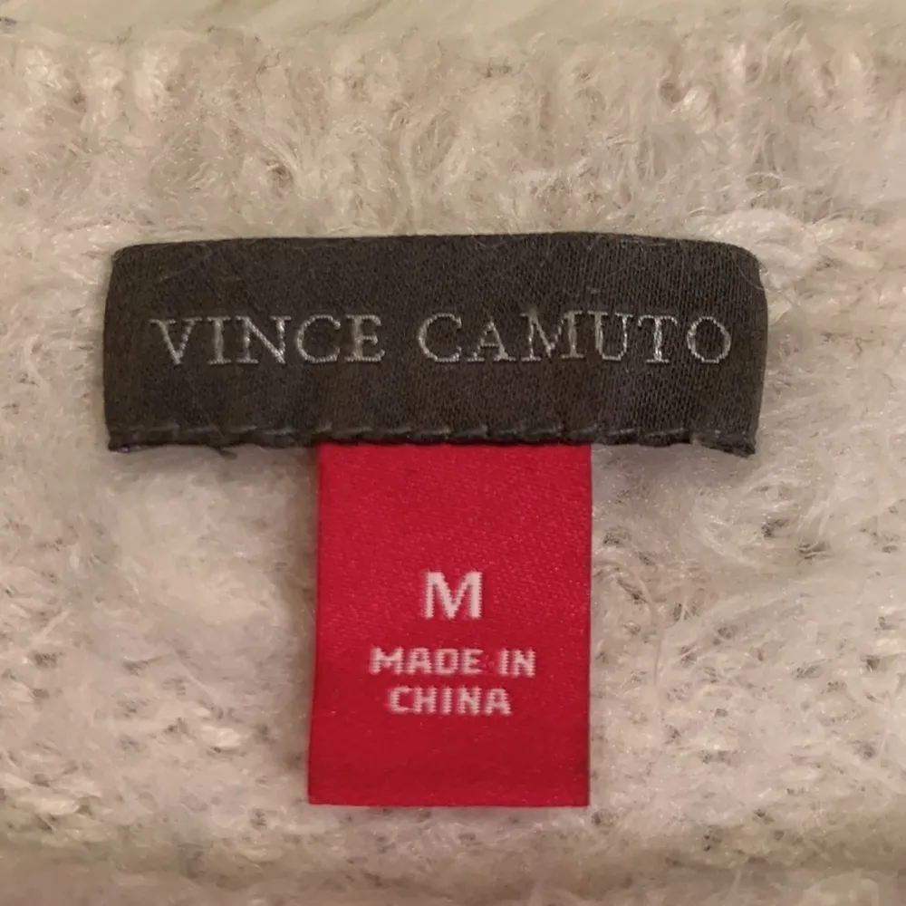 Vince Camuto eyelash and shaker knit colorblock pullover sweater M - Image 4