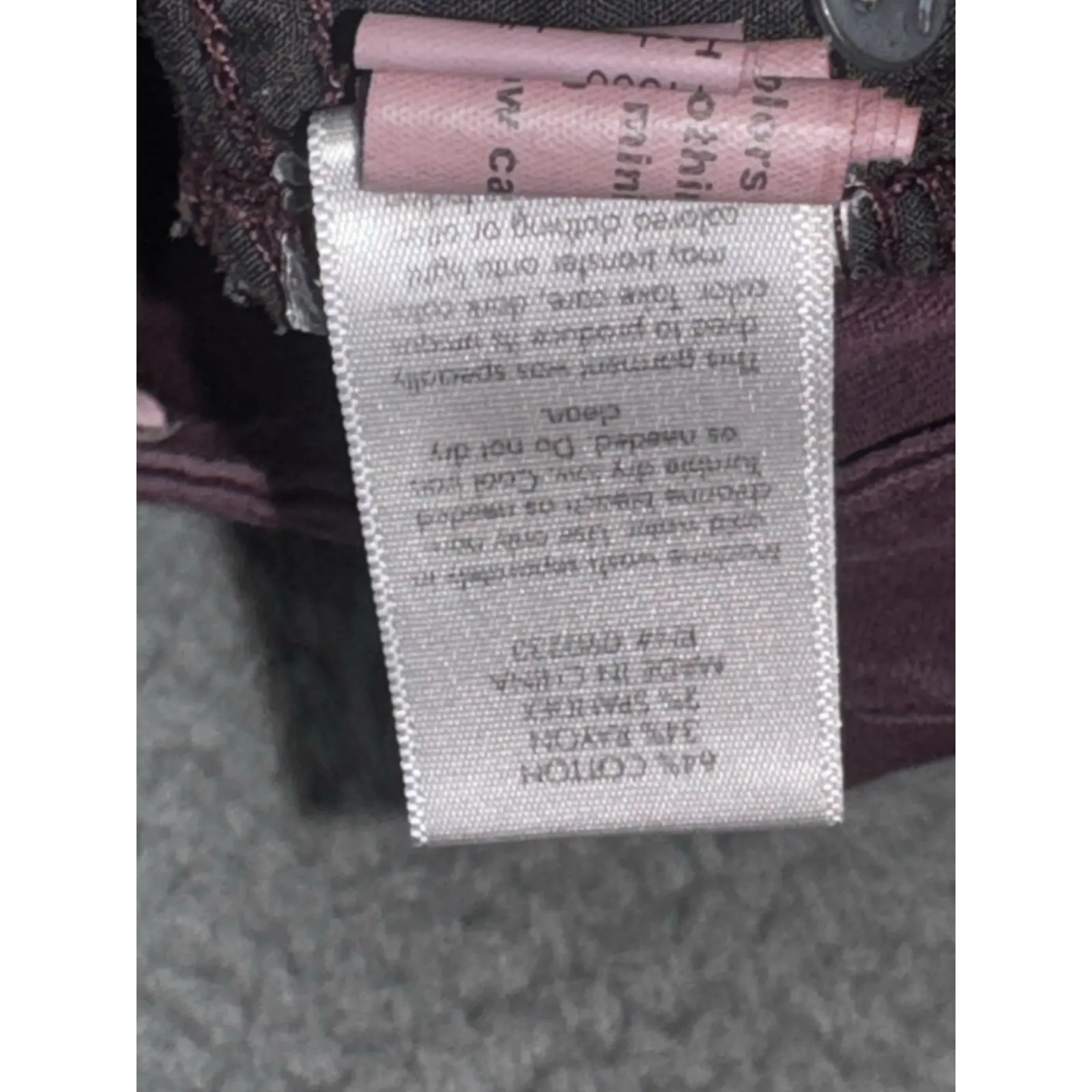 Bullhead‎ Denim Co High Rise Skinnies Burgundy Women 30 Red - Image 9