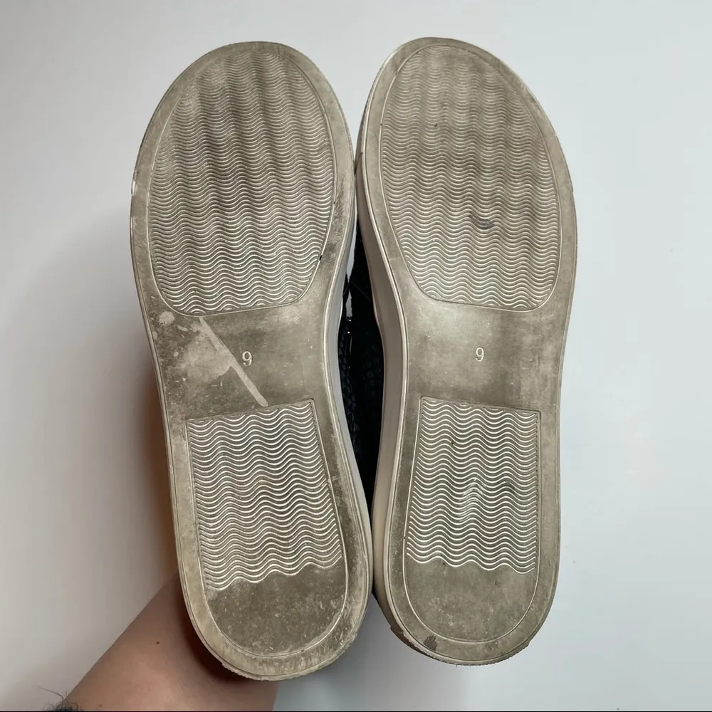 J/Slides Black Snake Zipster Leather Sneaker Size 9 - Image 7