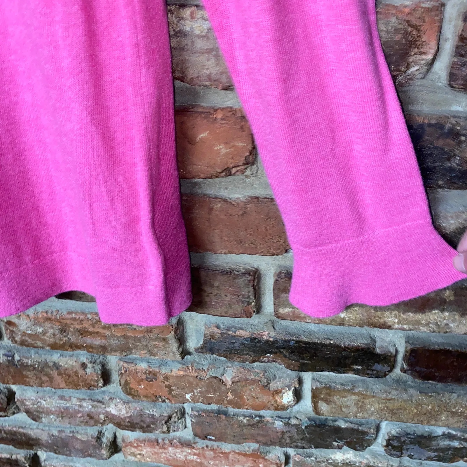 New Talbots Pink Wool Blend Pullover Knit Sweater Women's Size PL Petite Large - Image 3