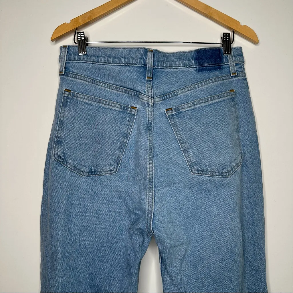 Abercrombie & Fitch Curve Love The 90’s Straight Ultra High Rise Jeans Size 31 - Image 5