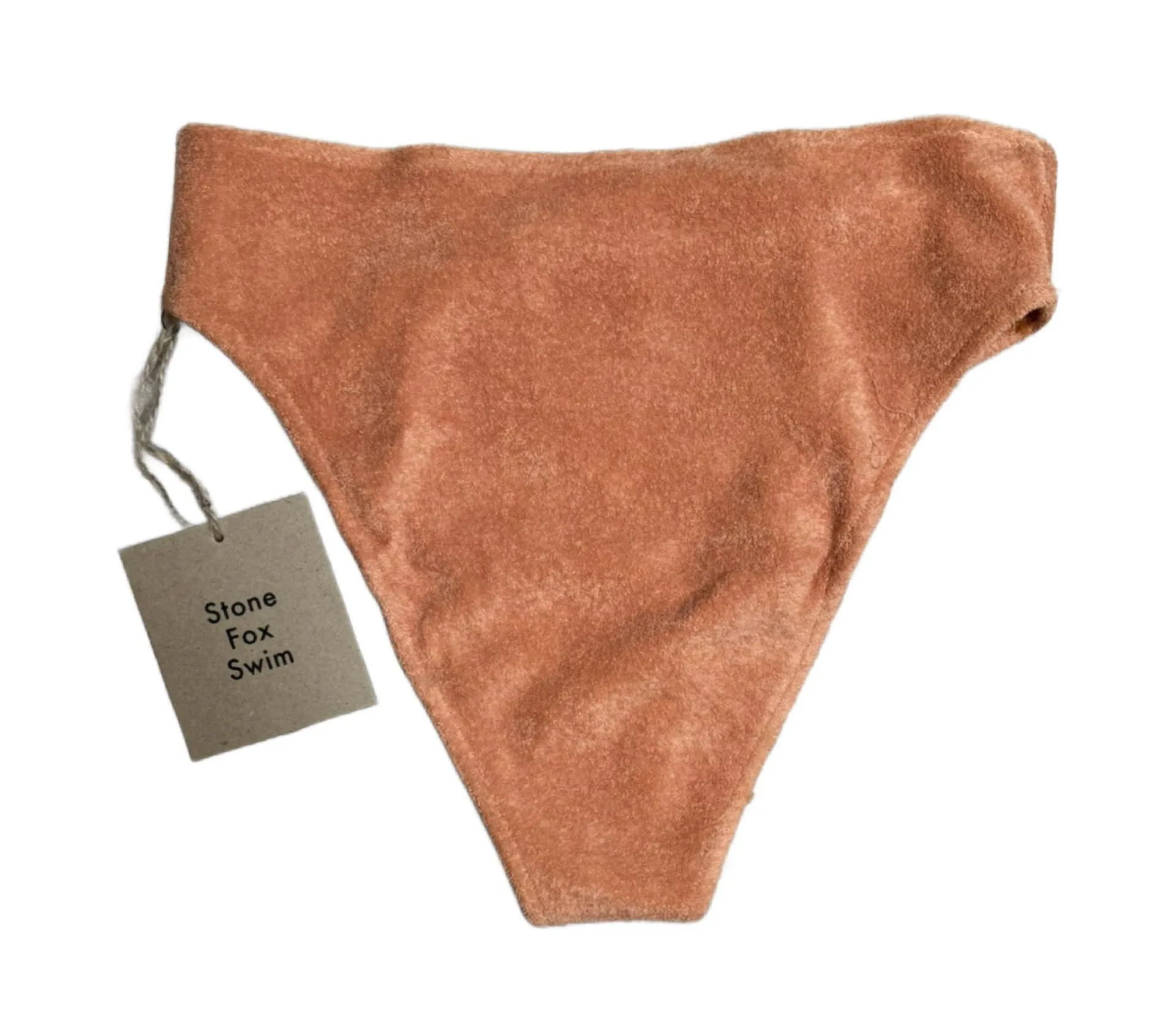 Stone Fox Swim Sola Bottom Women’s Sandstone ( Orange )Terry Cloth $88.00 - Image 2